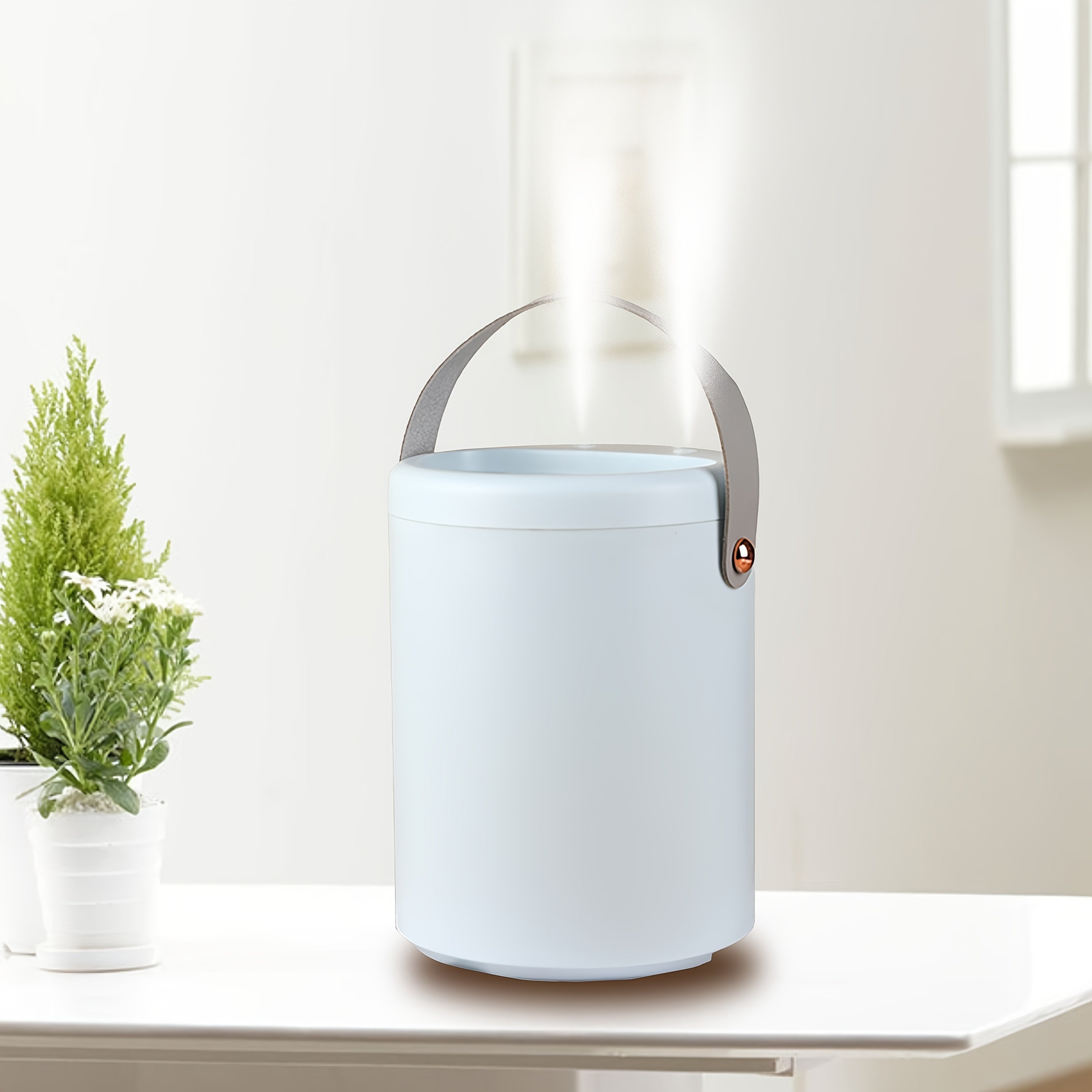 Large Capacity 3L Ultrasonic Humidifier Silent Dual Spray LED Light for Room Office