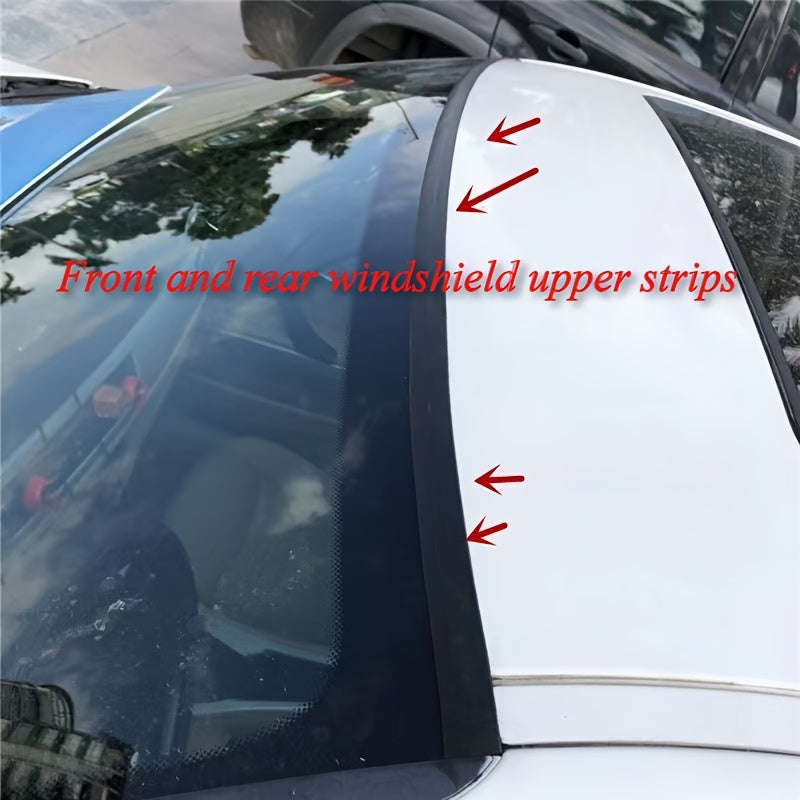 Universal Rubber Car Seal Strip for Windshield, Sunroof, Rear Window Waterproof Noise Insulation