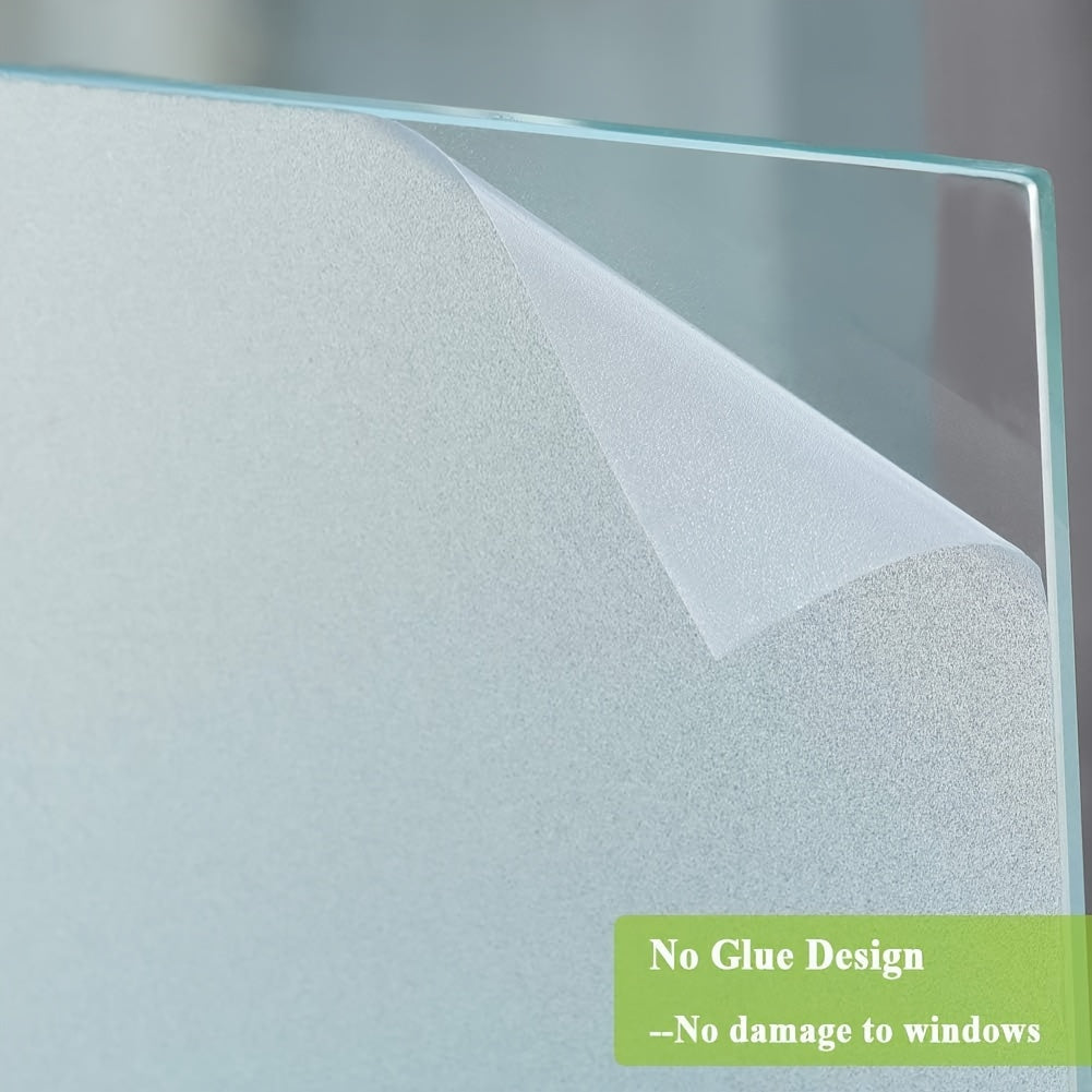 Frosted Privacy Window Film UV Protection Thermal Insulation Static Cling