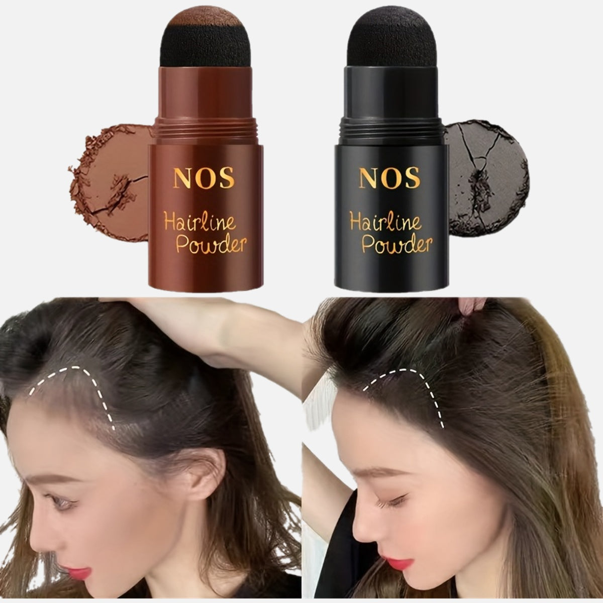 Unisex Hairline Concealer Pen Waterproof Hair Root Shadow Stick Grey Camouflage