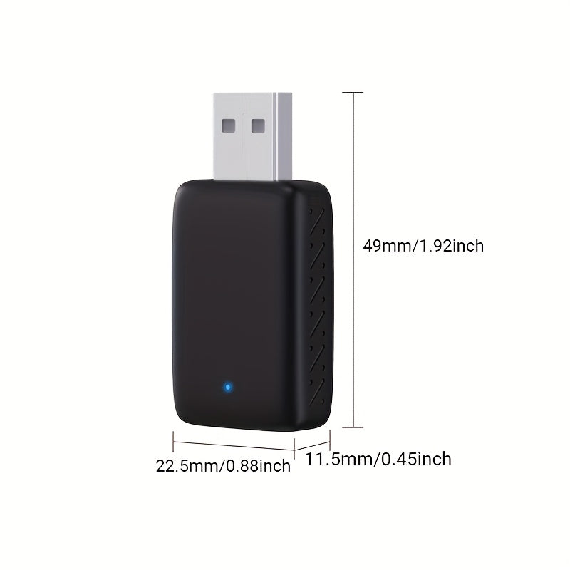 Wireless Car Auto Adapter for iPhone and Android, Plug and Play, Low Latency