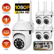 1080P Wireless Smart PTZ Security Camera with Night Vision Human Tracking and App Control