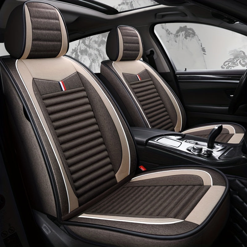 Universal Fit Car Seat Cover Set All-Season Fabric Full Coverage