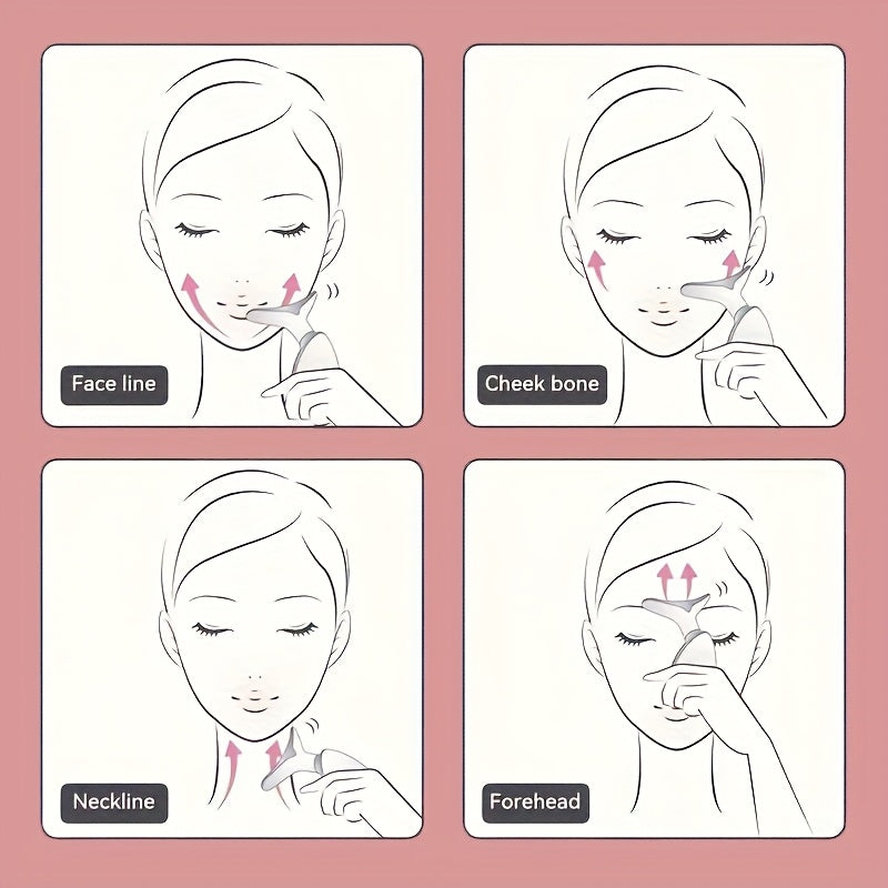 Portable Electric Facial Massager for Women High-Frequency Vibration Ergonomic Design