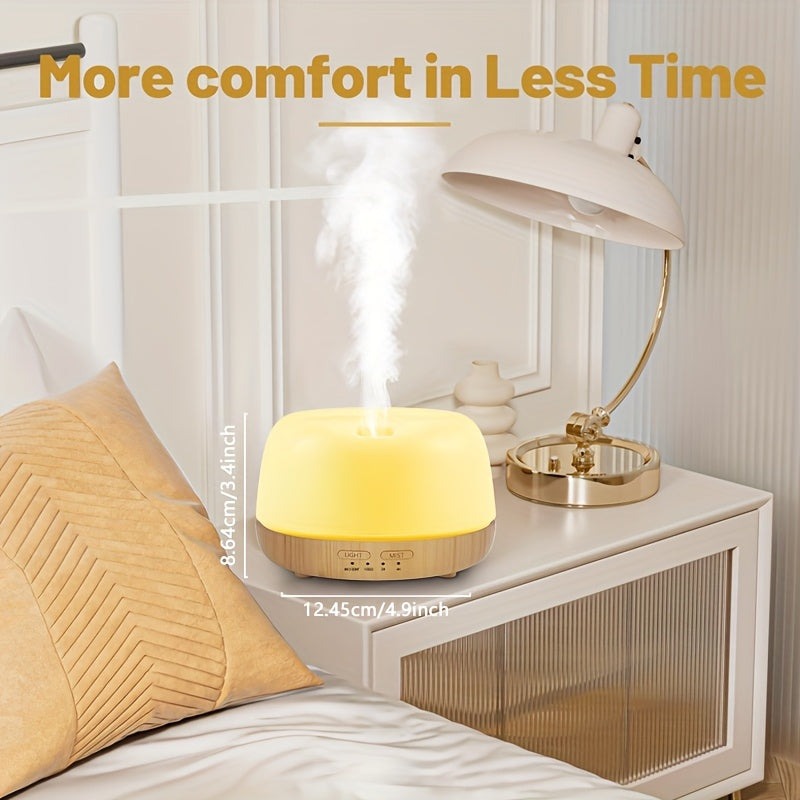 Ultrasonic Essential Oil Diffuser 300ml with Color Light Remote Control