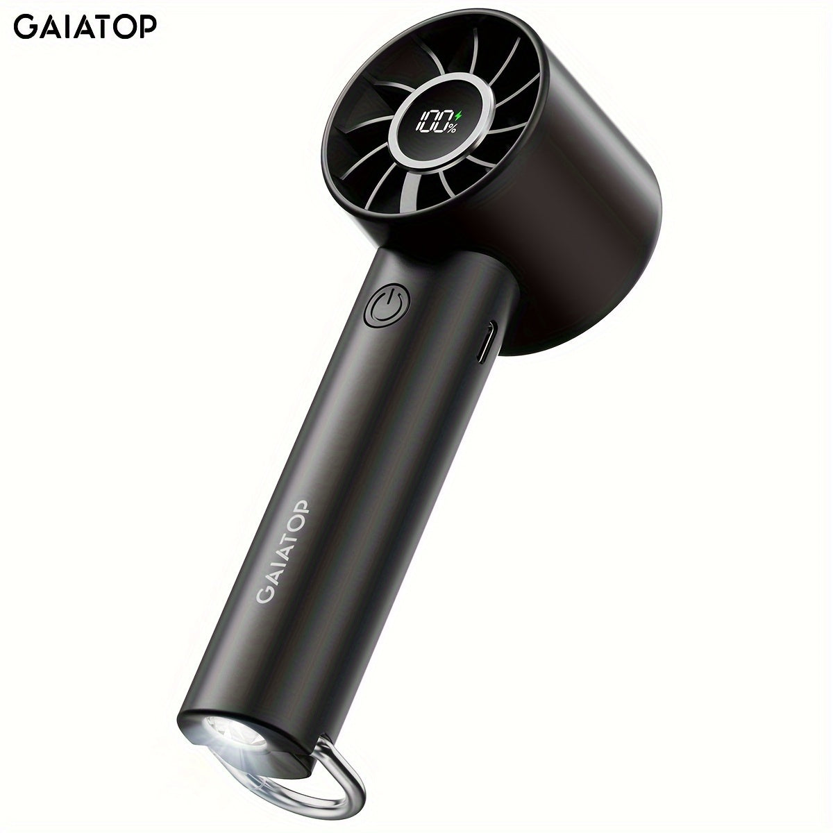 Portable Handheld Fan with 3 Speeds, USB Rechargeable, Compact and Lightweight