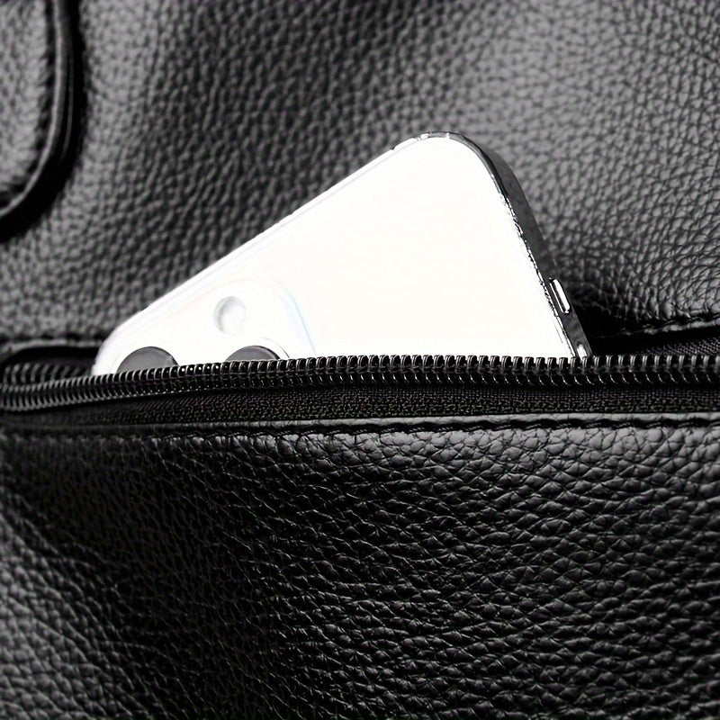 Стильная сумка для переноски книг и документов, универсальная сумка через плечо для повседневного использования.