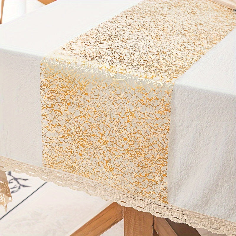 Glittering Metal Table Runner for Weddings Parties and DIY Projects
