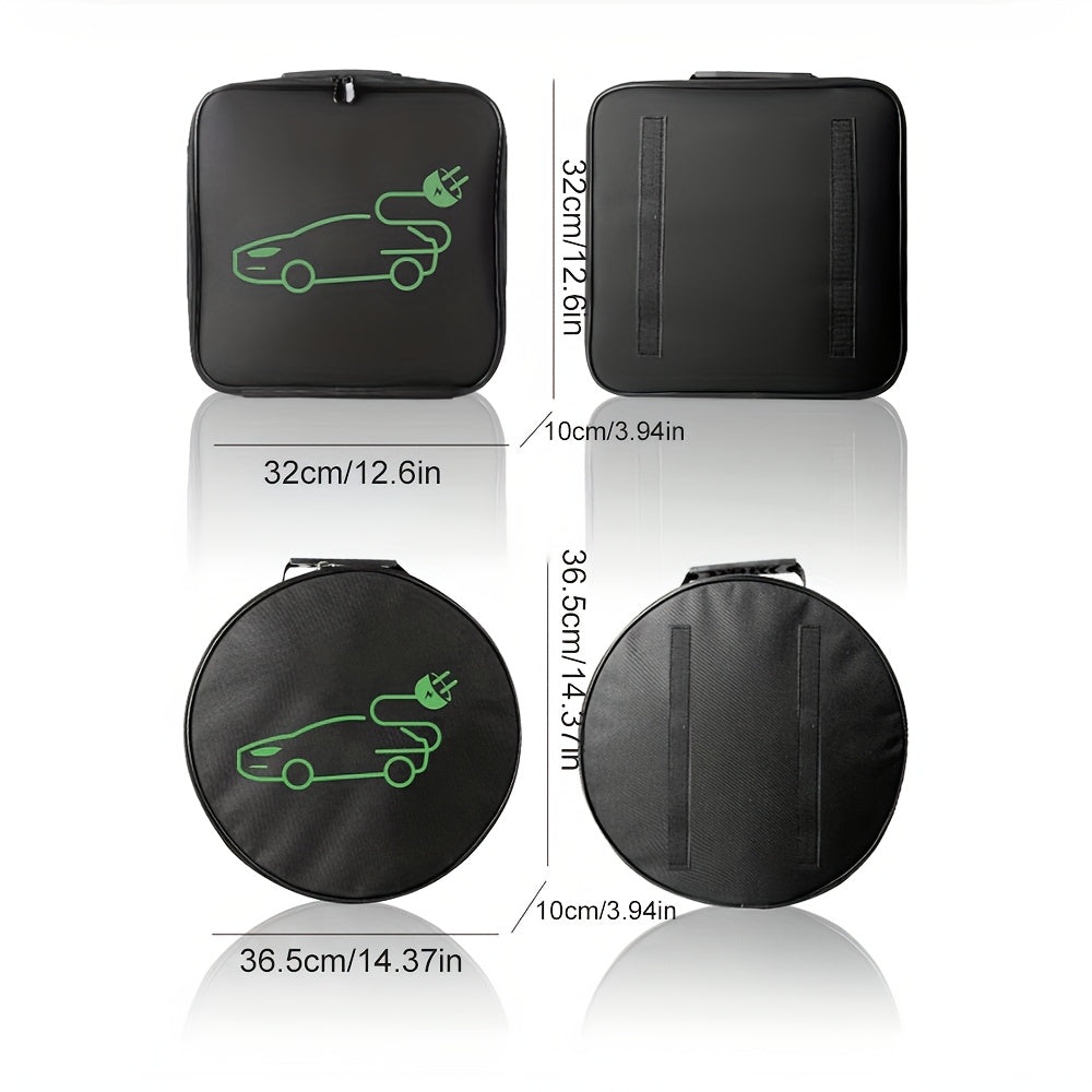 Portable EV Charger Cable Organizer Bag for Electric Vehicle Cables