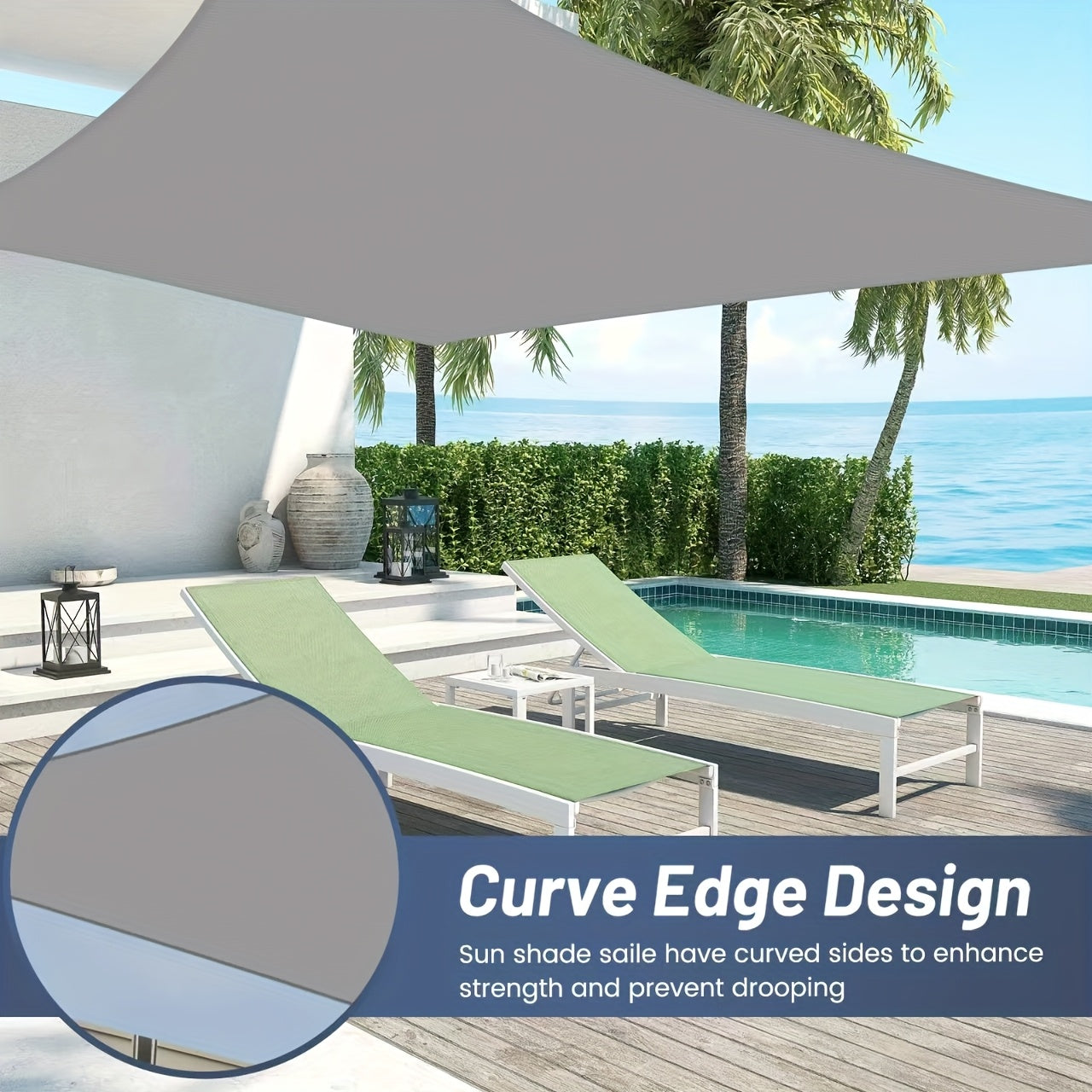 Sunshade Canopy for Indoor Parties with Four-Sided Awning Polyester Champagne