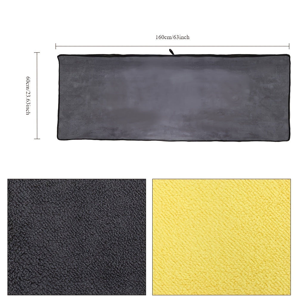 Extra Large Microfiber Car Towel Quick-Dry High Absorbency External Vehicle Care