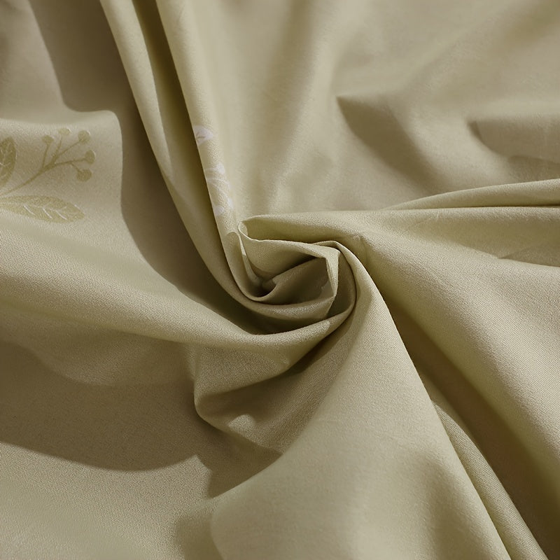 Постельное белье с цветочным принтом, приталенная простыня, мягкая защита матраса для спальни или гостиной