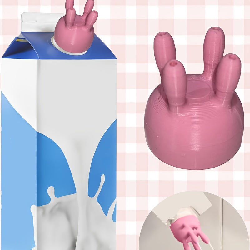 Крышка для молочной модели чашки ALANGDU Brand Fun Milking Machine с дозатором для молока, сделанная из безопасного для пищи PET-материала.