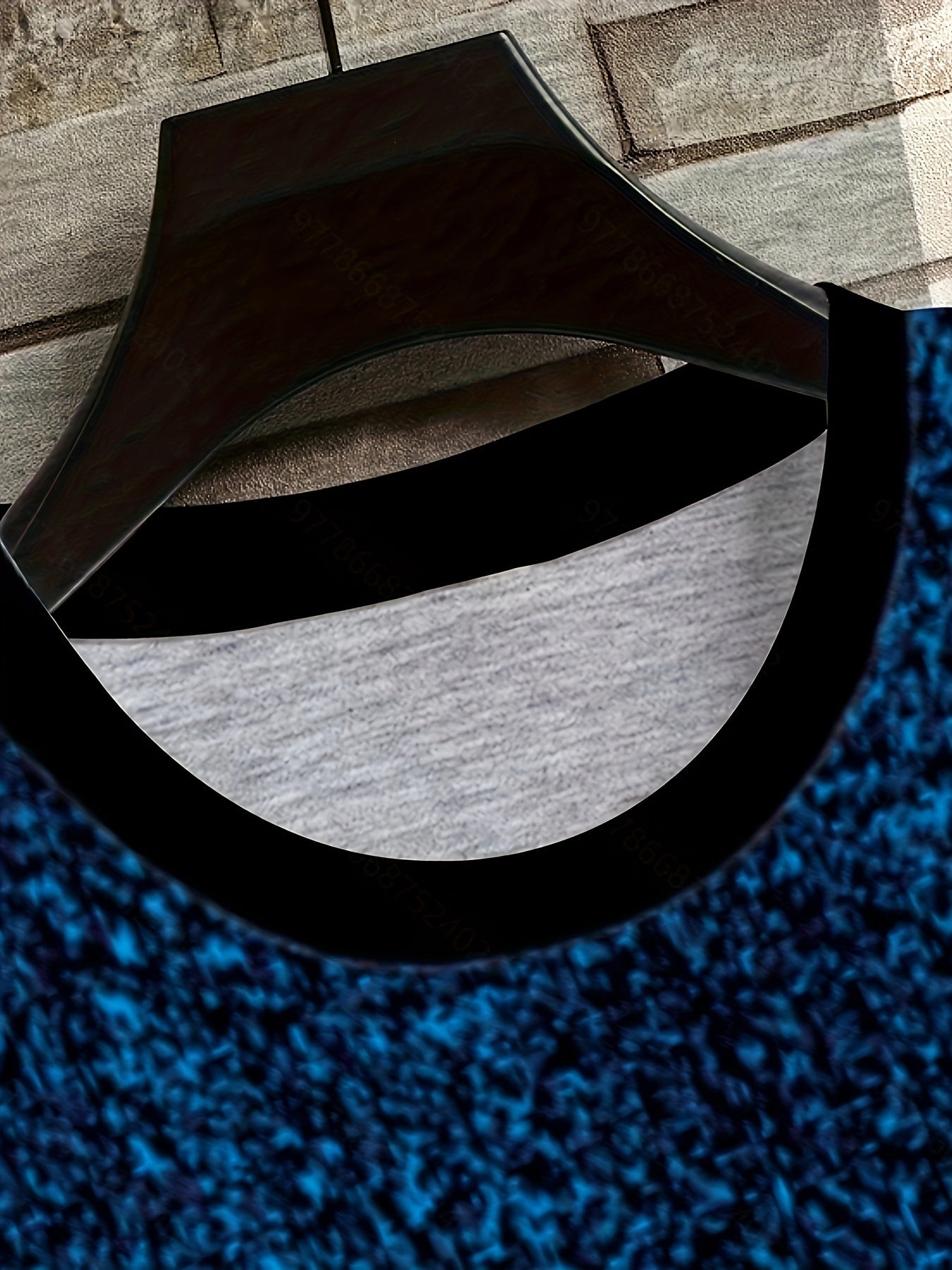 Мужская футболка большого размера с омбре-принтом, короткий рукав, круглый вырез, полиэстеровая смесь, лето, синий и черный