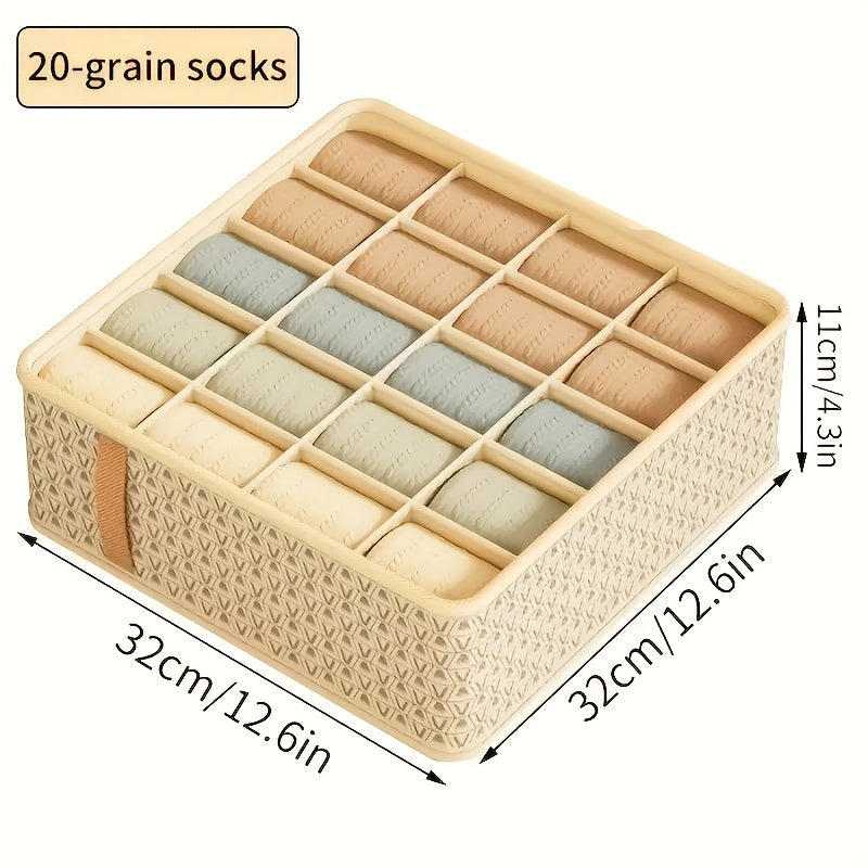 Foldable Fabric Drawer Organizer for Closet Storage Socks and Underwear Box Space-Saving