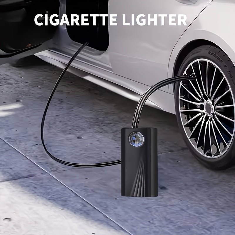 Portable Tire Inflator Air Compressor for Cars Bikes and Sports Equipment