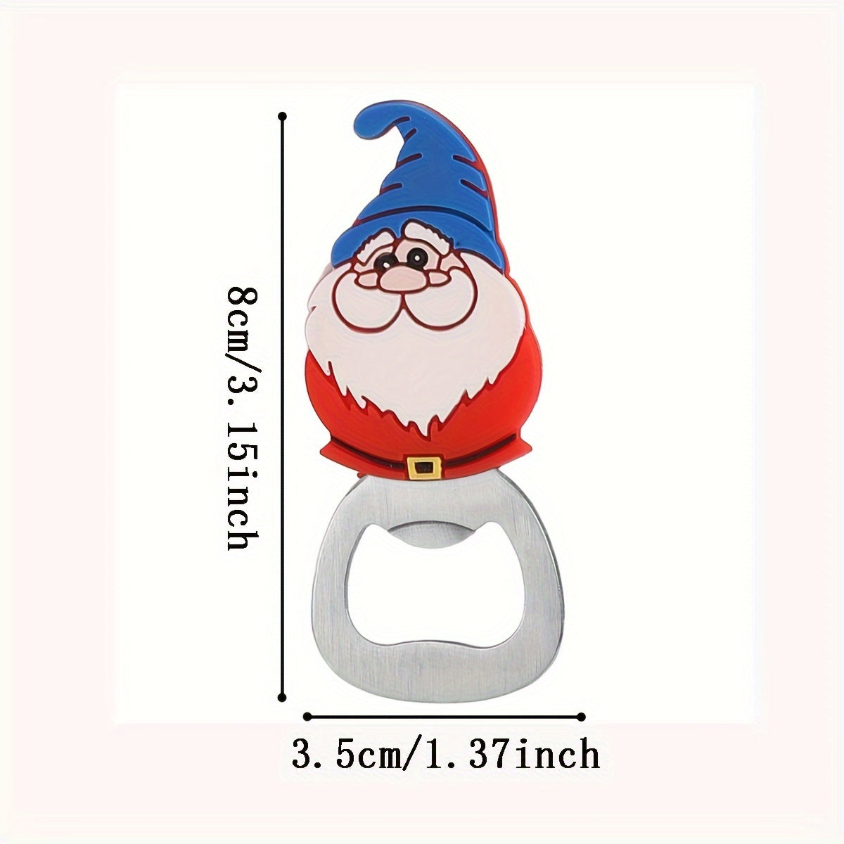 Christmas Tree Magnetic Bottle Opener Stainless Steel Fridge Magnet for Holiday Kitchen Decor