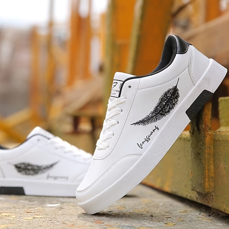 Мужские низкие кеды для скейтбординга повседневные на открытом воздухе, нескользящие, на шнуровке