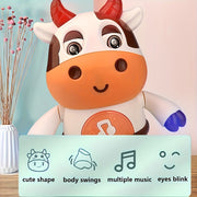 Kids Interactive Singing and Dancing Cow Robot Toy with Music Lights