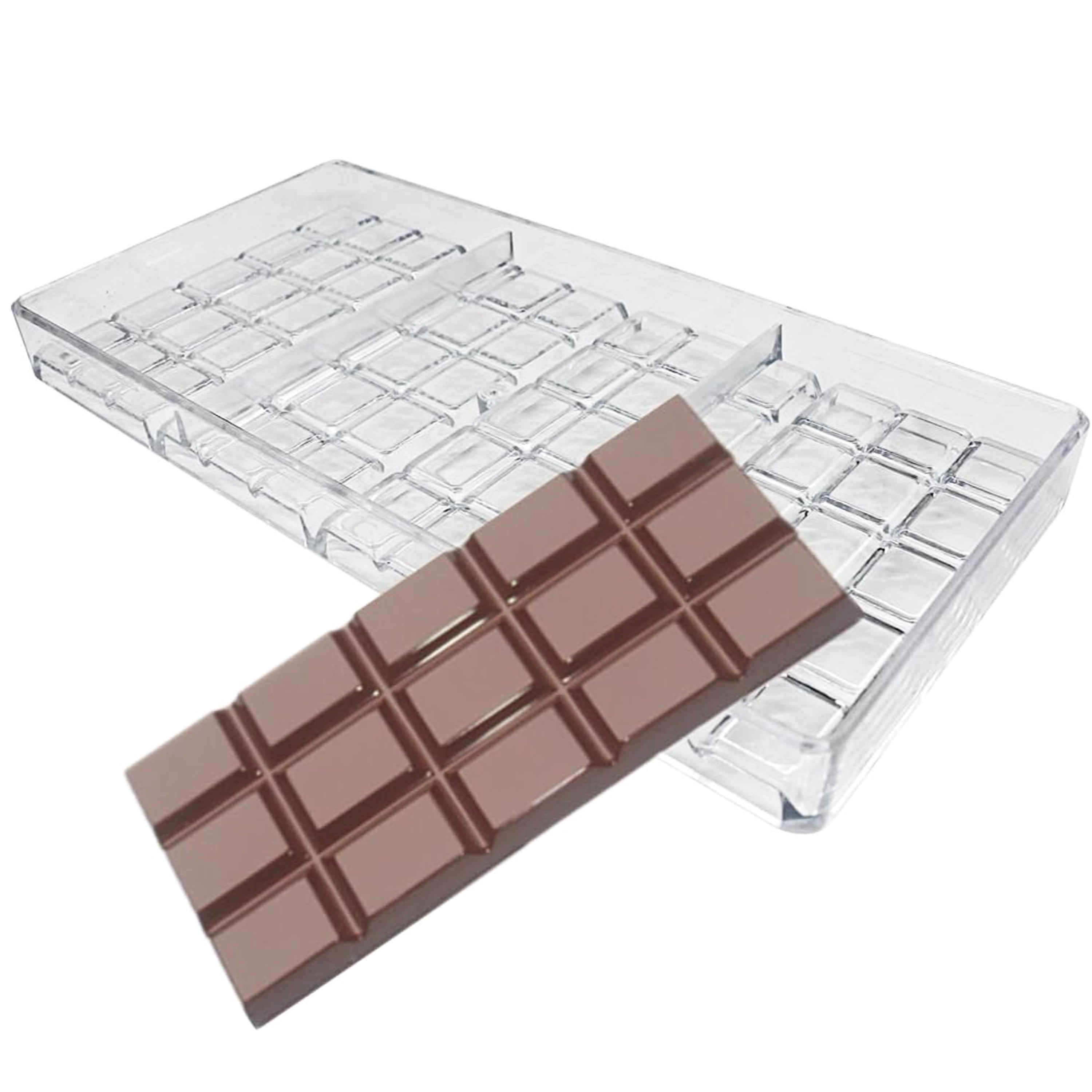 Plastic Chocolate Molds Set BPA-Free Heart Egg Bar Diamond for Mousse Jelly Candy