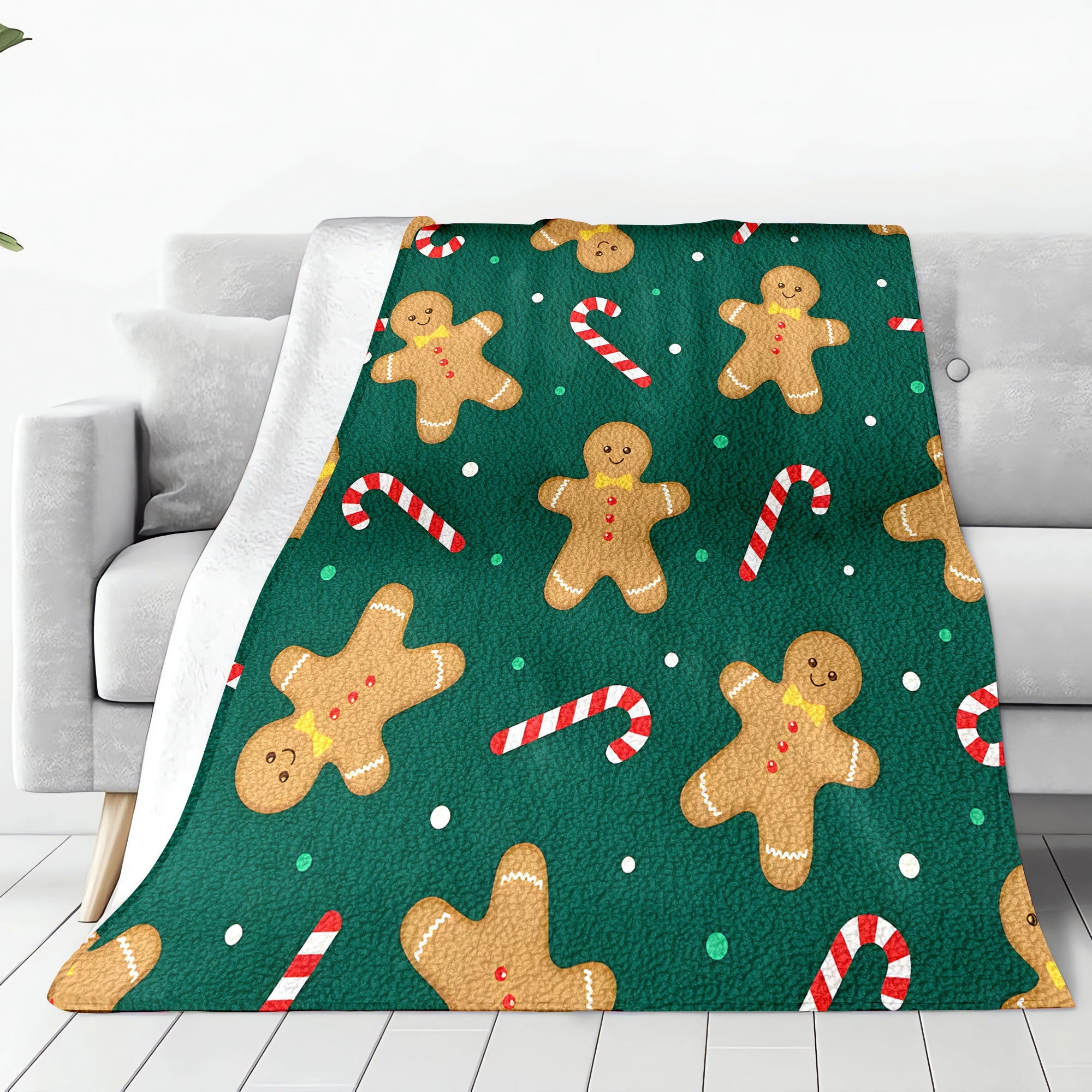 Warm Flannel Throw Blanket for Adults Soft Cozy Cuddle Bed Couch Camping Travel