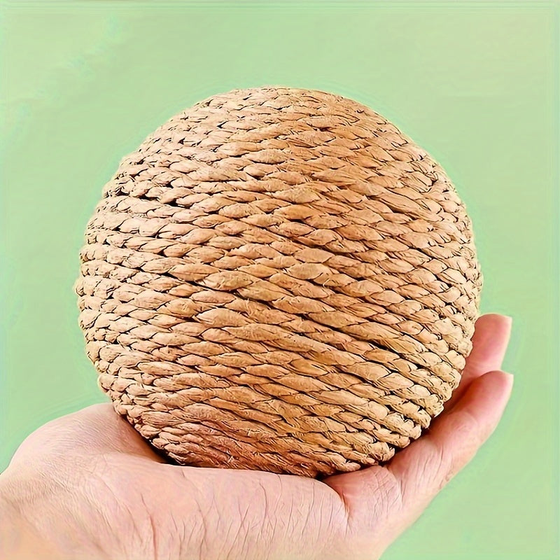Interactive Cat Toy Ball Made of Cardboard for Cats to Relieve and Play