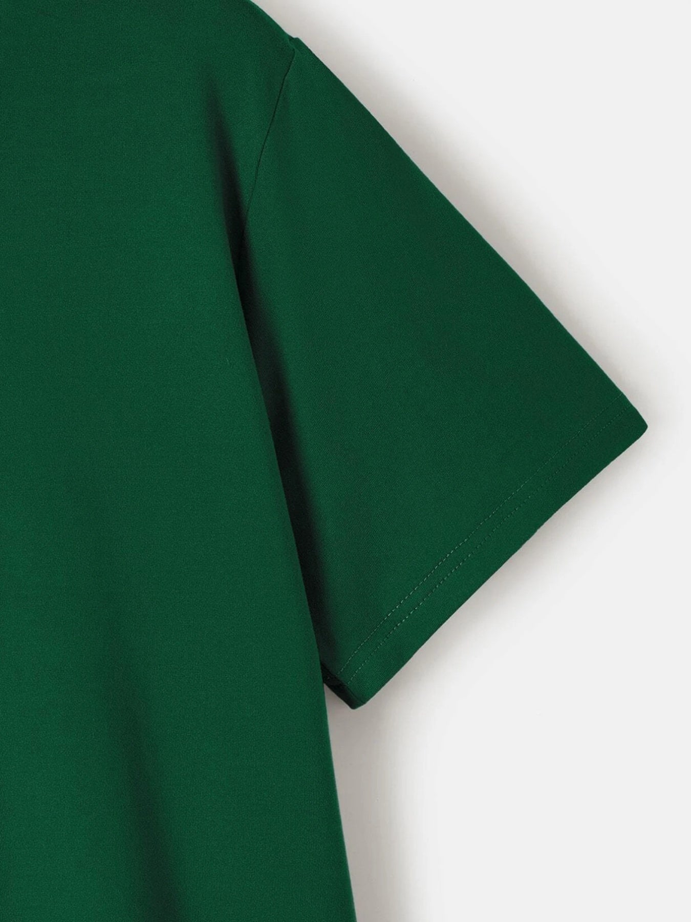 Мужская футболка с крупным принтом, повседневная, из полиэстера, короткий рукав, круглый вырез, лето