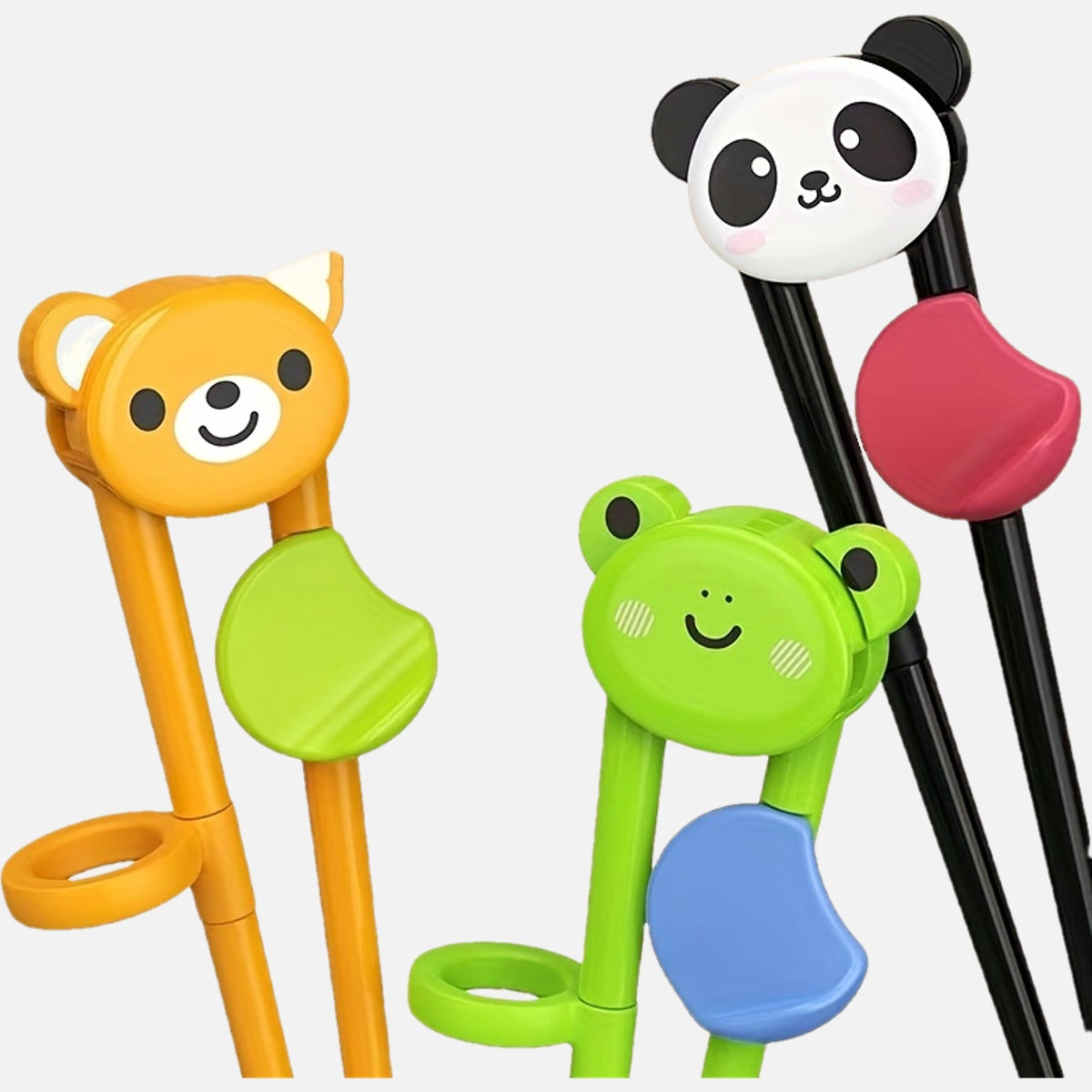 Animal Design Training Chopsticks for Beginners Kawaii Cartoon Tableware