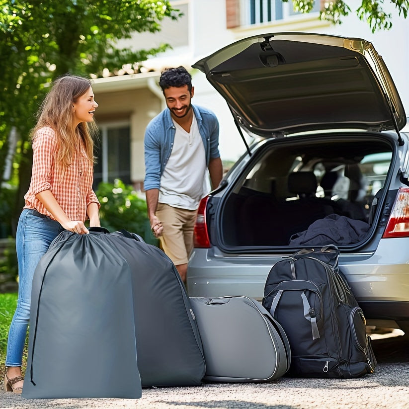 Nylon Laundry Bag with Drawstring for Travel and Delicates Heavy Duty Washable Storage