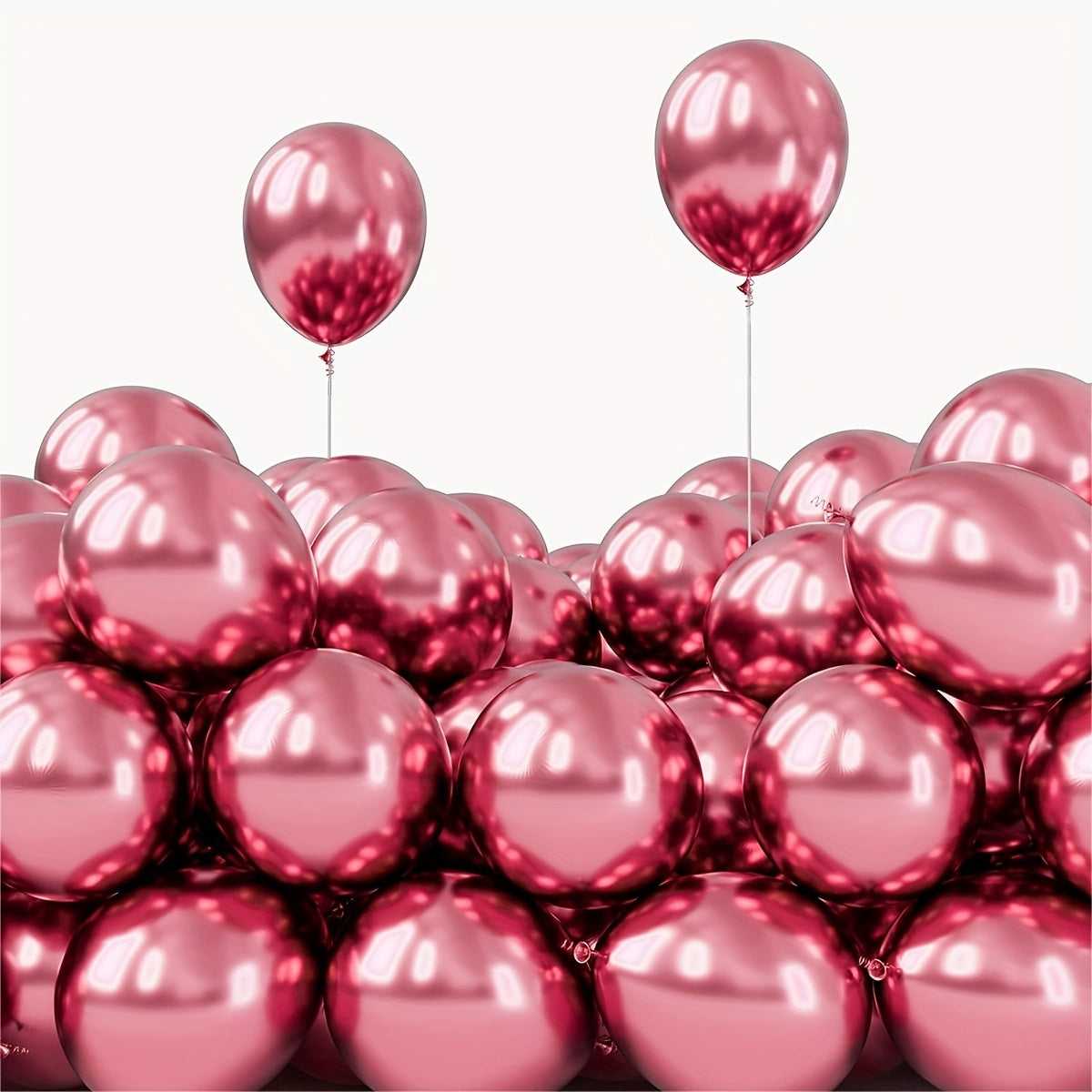 Metallic Balloons for Party Decorations, 50 Pack