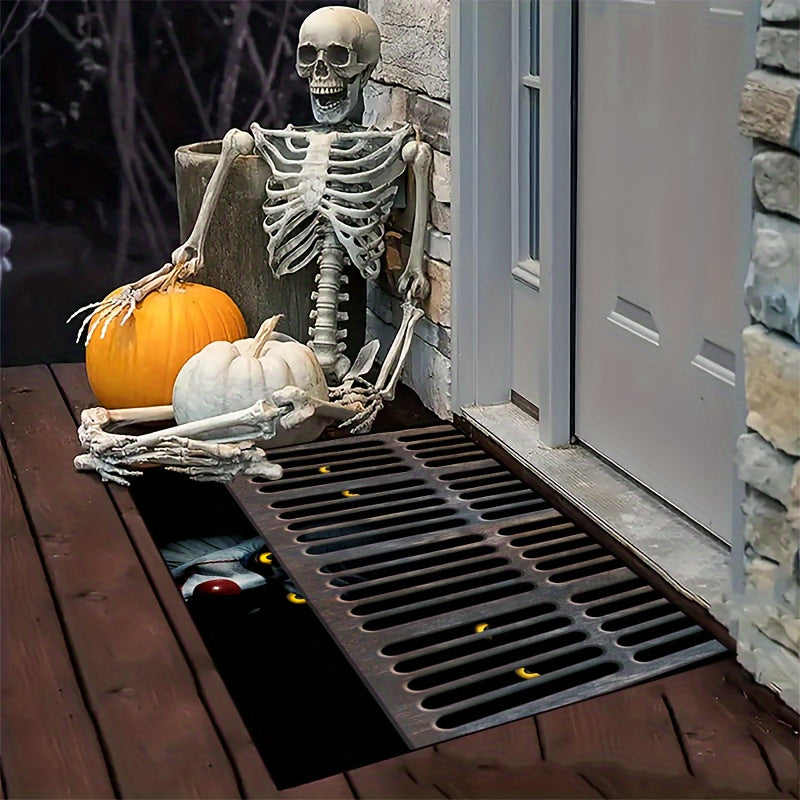 Halloween Door Mat Non-Slip Polyester Indoor Outdoor 15x23 19x31 23x35 31x47