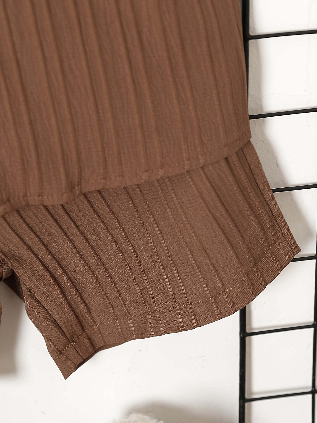 Kids Boy's Short Sleeve Solid Color Button Front Shirt and Shorts Set