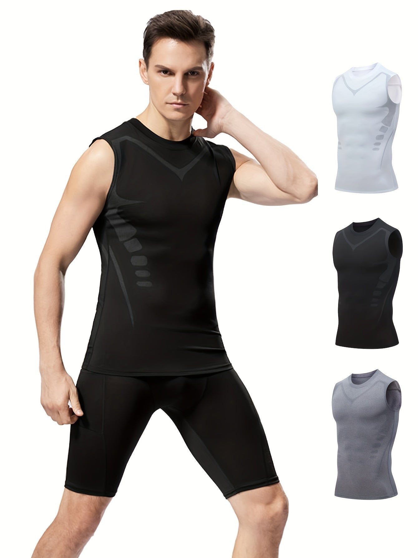 Men's Quick-Dry Tank Top for Sports Fitness and Outdoor Activities
