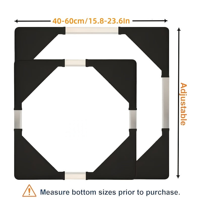Portativ mini muzlatgich stendi, qulflanadigan g'ildiraklar bilan, turli xil qurilmalar uchun moslashuvchan, teleskopik qo'llab-quvvatlash stendi.