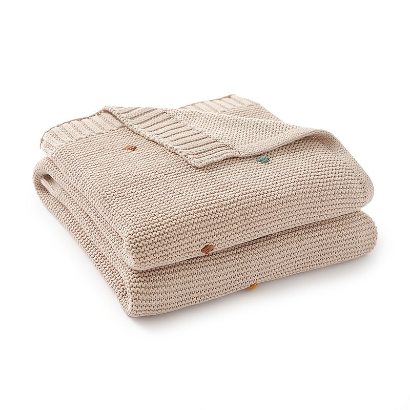 Crochet Ball Blanket for Strollers and Home Use Soft Gift for Halloween and Christmas