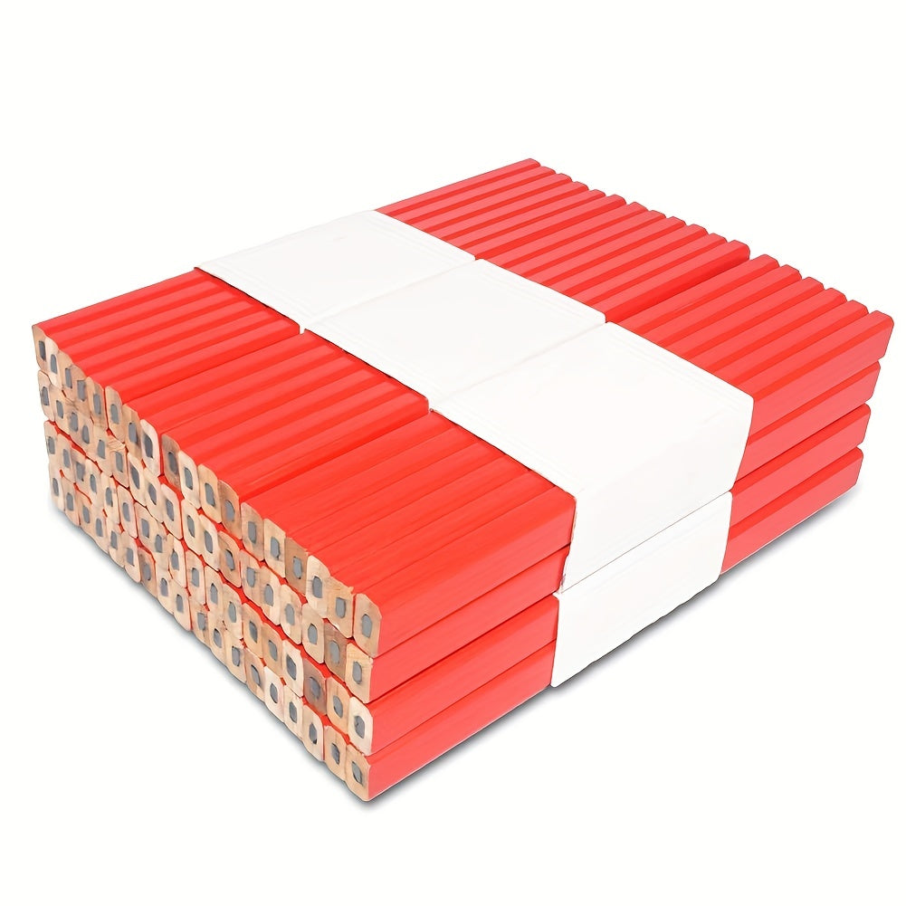 Yog'och ishlash uchun qalamlar 10/20 ta, qora, sakkizburchak, ustaga belgilash qalamlari