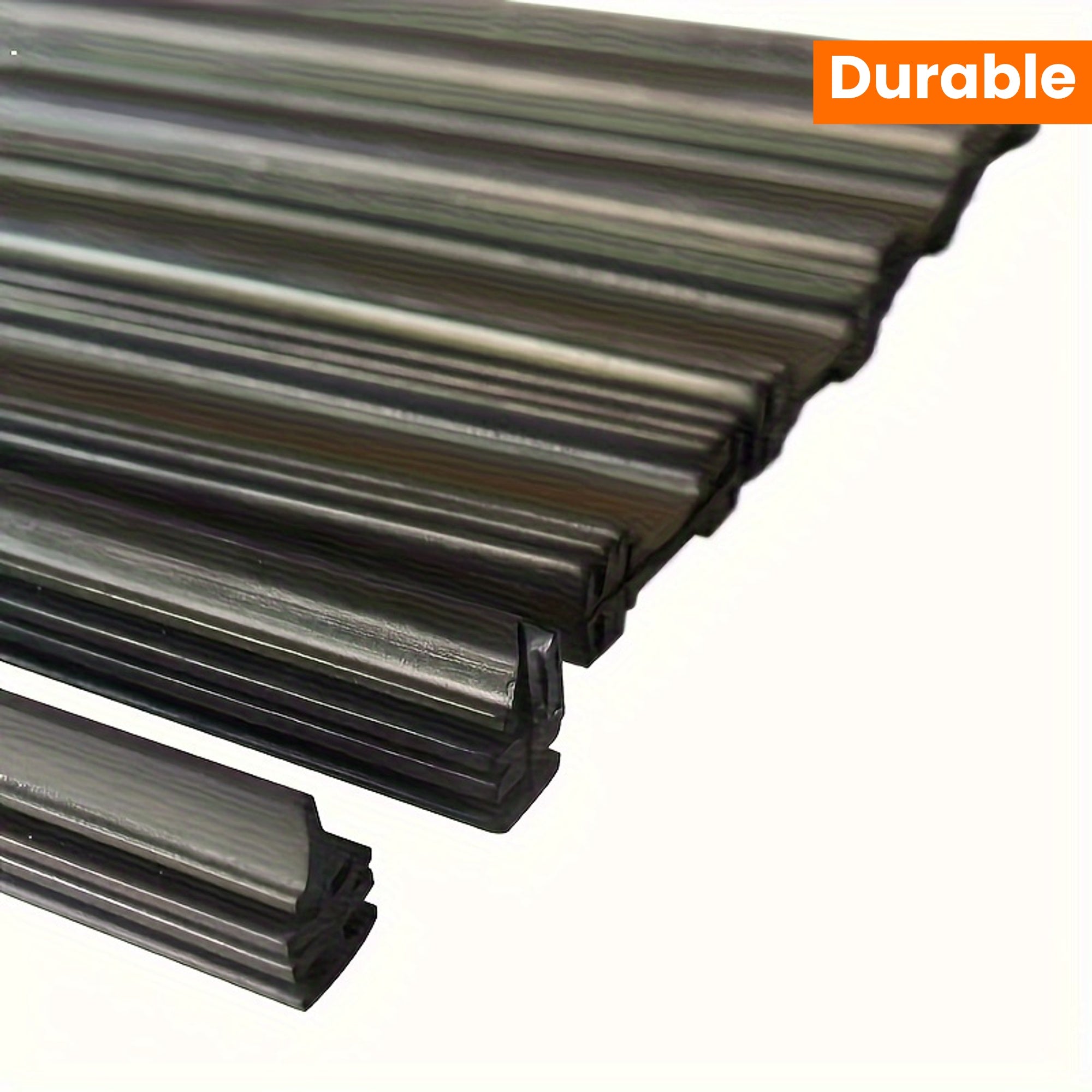 Universal Car Wiper Blade Rubber Strip Durable 10.6mm Quiet High-Quality