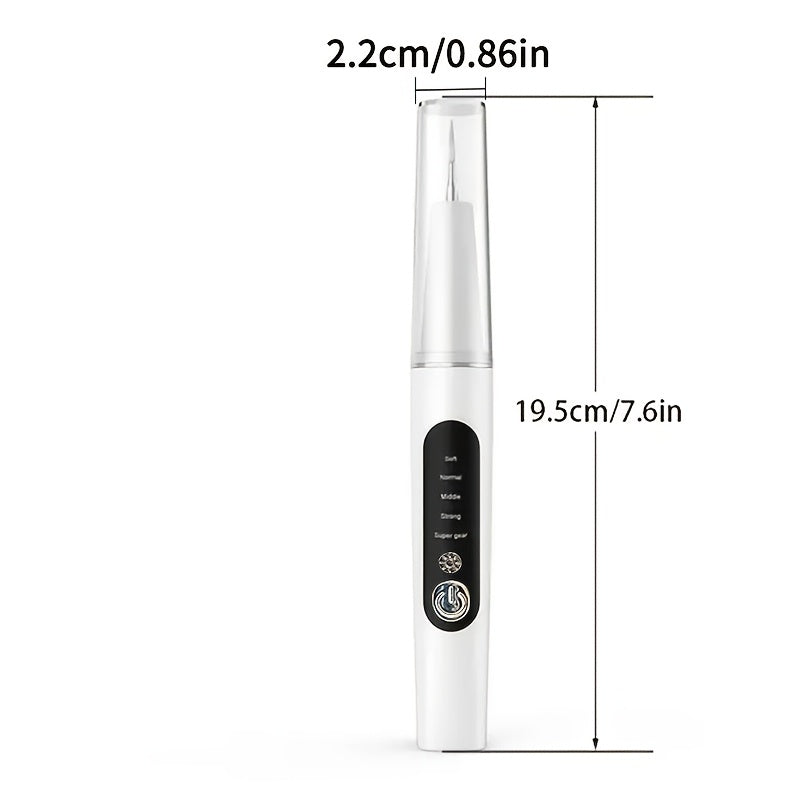Rechargeable Electric Tooth Cleaner with LED Light and 4 Replaceable Heads