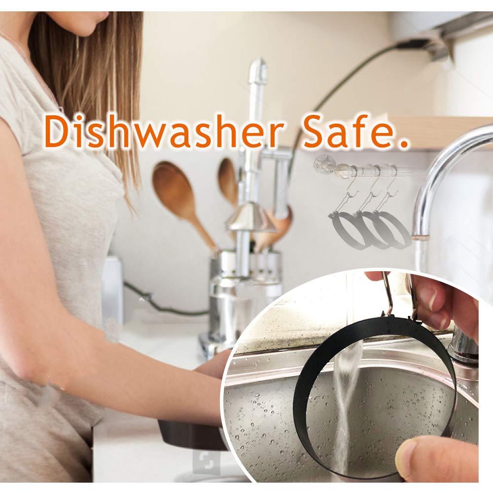 Stainless Steel Egg Ring Mold for Round Eggs and Pancakes Non-Stick Kitchen Gadget