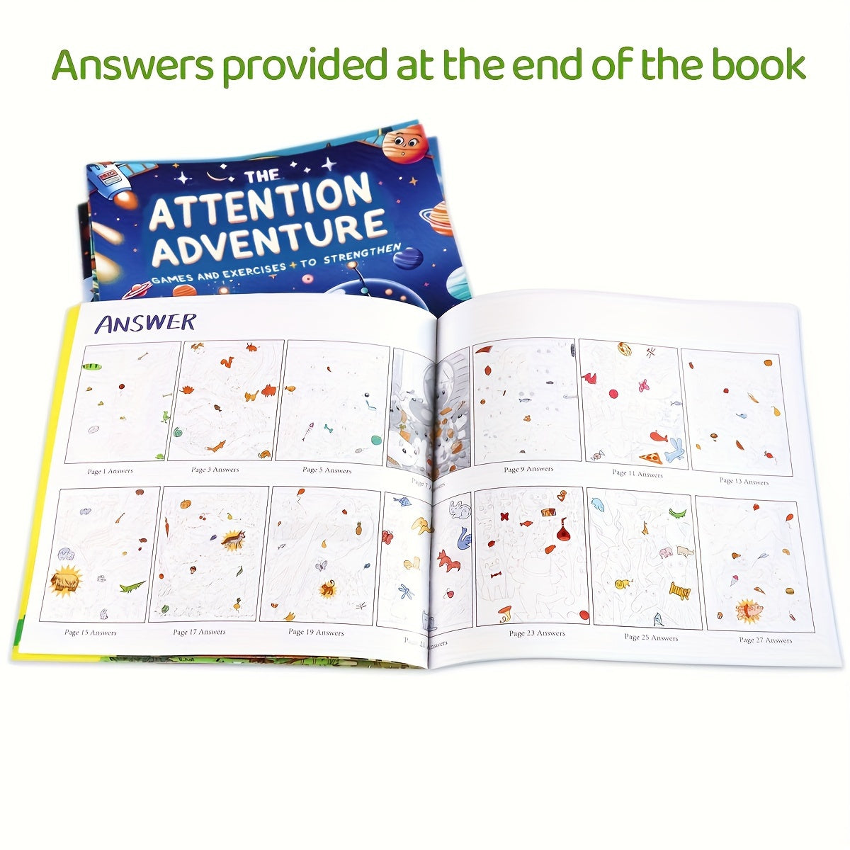 Укрепите концентрацию с помощью игр и упражнений в "Приключении внимания: Животный мир" - Книга 1.