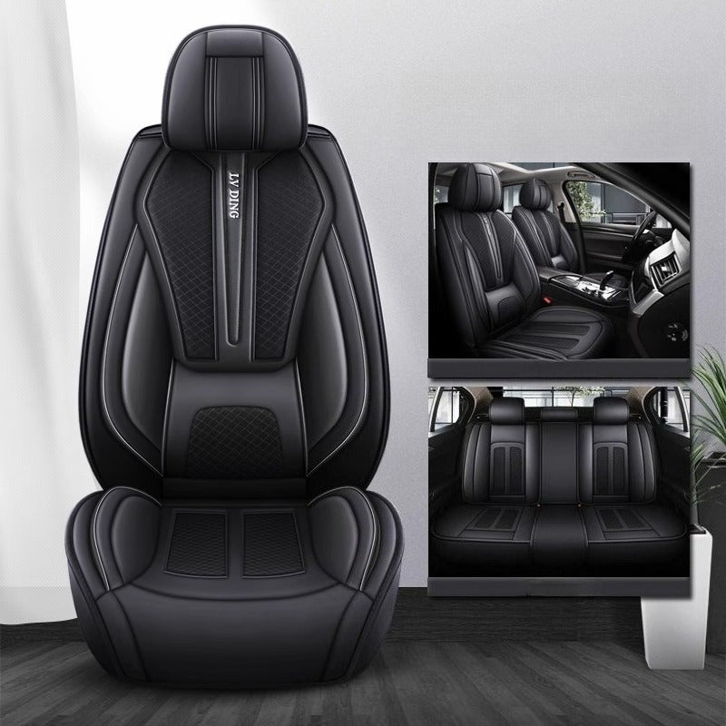 Universal Car Seat Covers Black Red All-Season Durable Seat Protectors