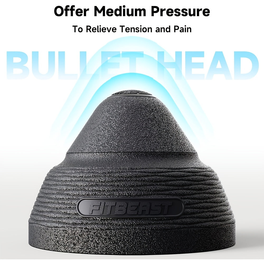 FitBeast Qo'l bilan Massaj To'pi - TPE va PP Material, Yuz, Bo'yin, Tanaga Universal Moslama - Uy va Ofisda Foydalanish uchun Dam Olish Massajchisi