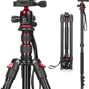 Professional Tripod Set with 210cm Camera Stand and Monopod for Photography and Travel