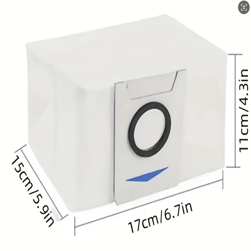 Reusable HEPA Dust Brushes for Robot Vacuum Cleaners, Washable, Dust Seal Technology