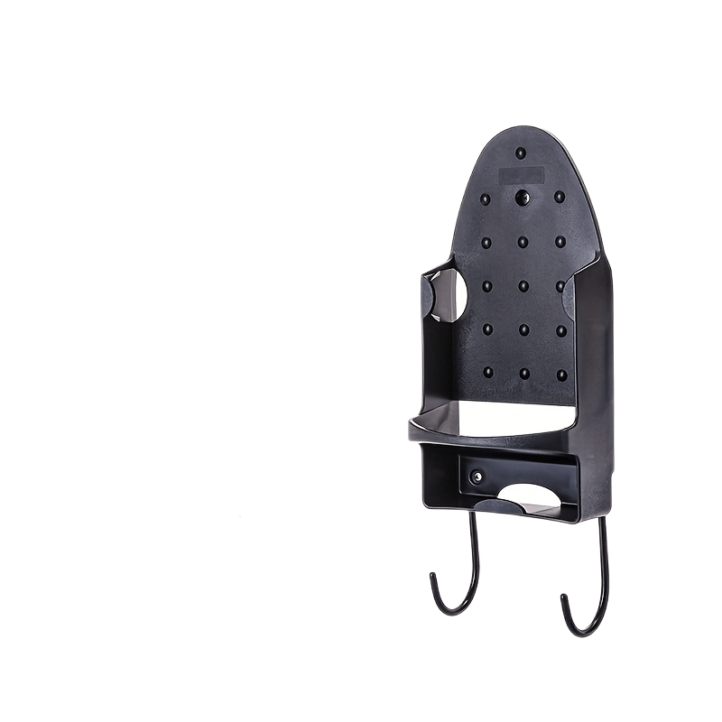 Temir Rack Mehmonxonasidagi Temir Xonada Qalin Oq Rack, Temir Taxtasi va Elektr Temirni Saqlash Uchun