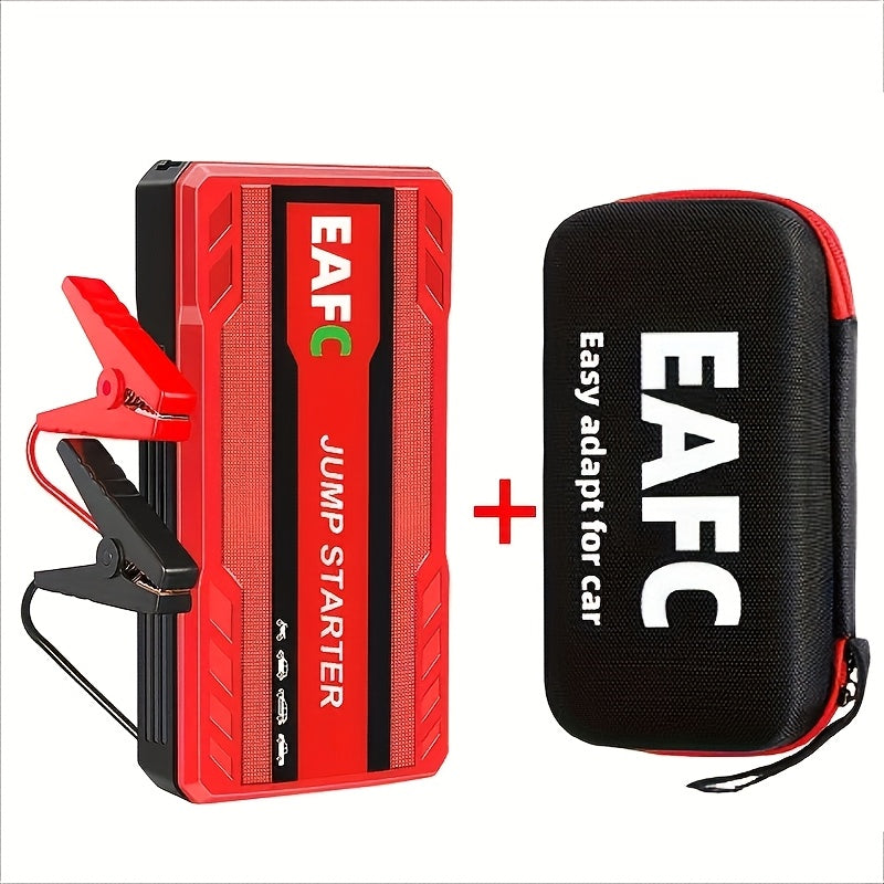 2023 Portable Car Jump Starter with LED Light and USB Power Bank for 12V Gasoline Cars Up to 3.0L