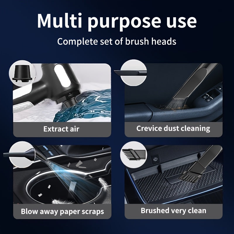 Car Vacuum Cleaner Portable 12V Wet And Dry High Power Mini Compact