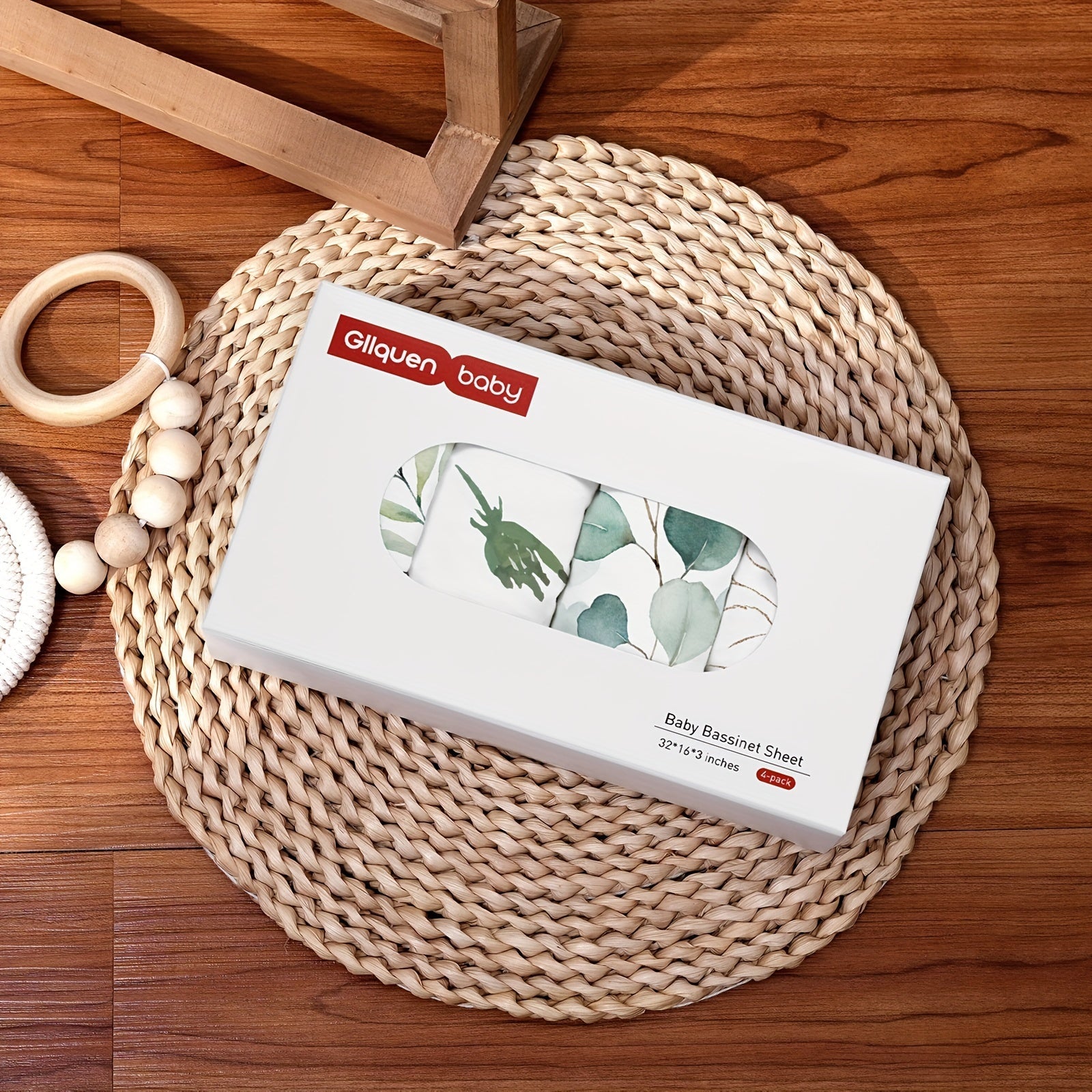 Комплект простыней для кроватки 4 шт. для мальчиков и девочек, дышащие натяжные простыни для кроваток стандартного размера