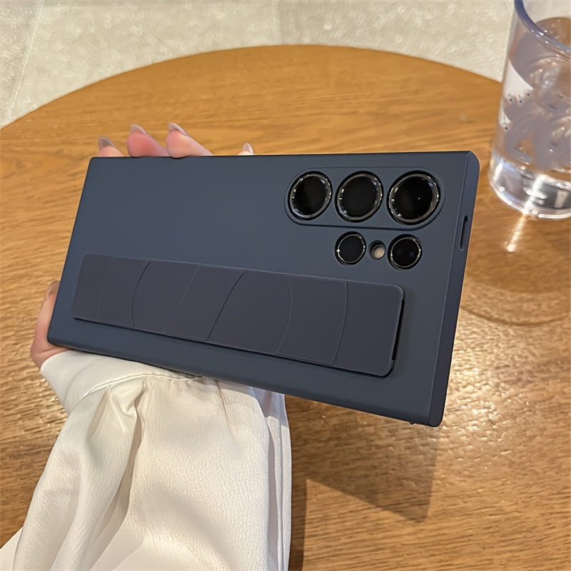 Silicone Wristband Case for Samsung Galaxy S24 S23 Ultra Plus with Lens Protection