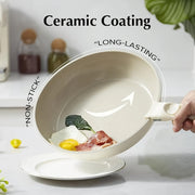 Set of 5 Aluminum Non-Stick Cookware Pots Pans with Detachable Handle